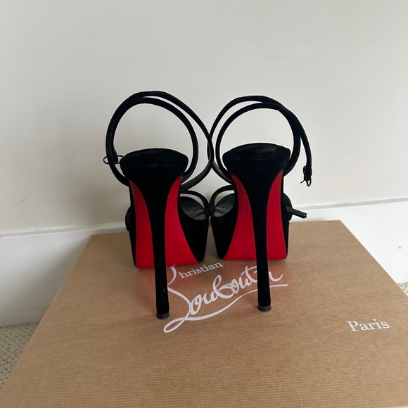 Christian Louboutin LOUBI QUEEN ALTA 150 VELVET - Picture 2 of 8